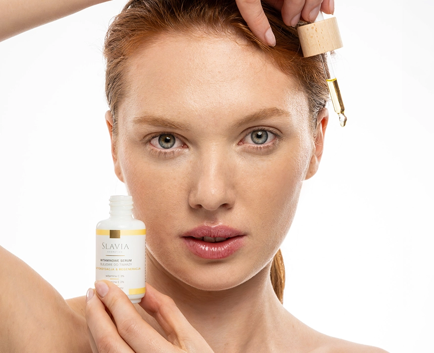 Antyoksydacyjne serum z witaminą C Slavia Cosmetics