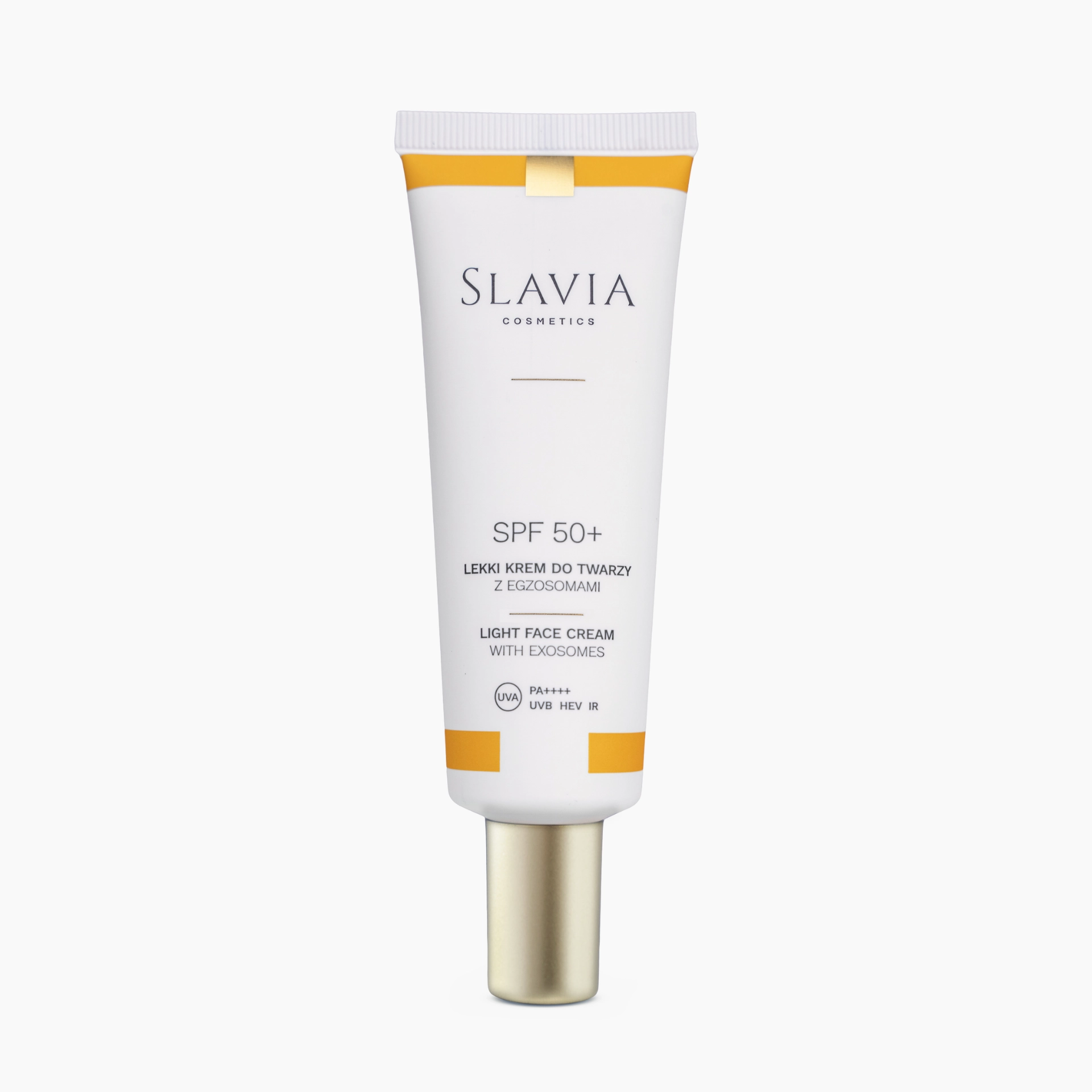 SPF 50+ Lekki krem do twarzy z egzosomami - 50 ml
